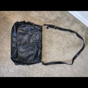 Leather satchel purse